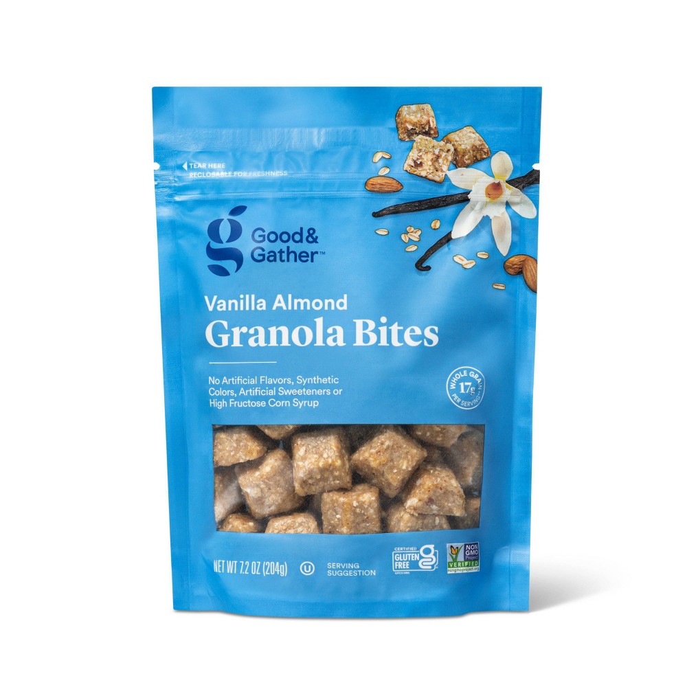 Vanilla Almond Granola Bites - 7.2oz - Good & Gather