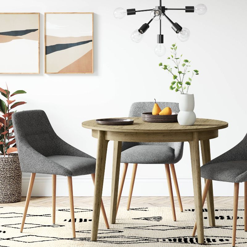 40" Astrid Mid-Century Round Dining Table with Fixed Top - Threshold™, 3 of 11