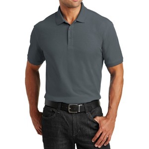 Mafoose Men's Short Sleeves Tall Core Classic Pique Polo Shirt for Everyday Wear - 1 of 4