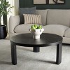 Gaby Round Coffee Table - COF2319A - Black - Safavieh - 2 of 4