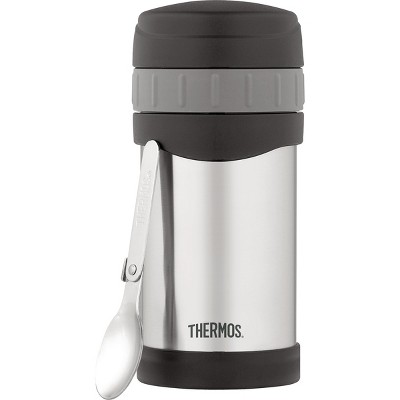 Thermos 16 oz. Vacuum Insulated Stainless Steel Food Jar with Spoon - Cool Gray