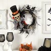 Nearly Natural 26" Halloween Dapper Skeleton Wreath - 3 of 4