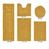 Lux Premium 100% Cotton Tufted Solid Reversible 5 PC Bath Rug Set – Ultra-Soft, Water-Absorbent, Durable, Machine Washable Bathroom Rug - 2 of 4