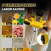 SILVEL Cement Mixer, 2300W Handheld Electric Concrete Mixer, Portable Mortar Mixer with 6 Adjustable Speed, 110V Mud Mixer for Mixing Mud, Cement - 4 of 4