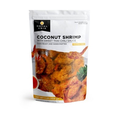 Royal Asia Gluten Free Coconut Shrimp with Sweet Thai Chili Sauce - Frozen - 16oz_0