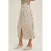 Women's Floral Buttoned Detail Midi Skirt - WISHLIST M - 2 of 3