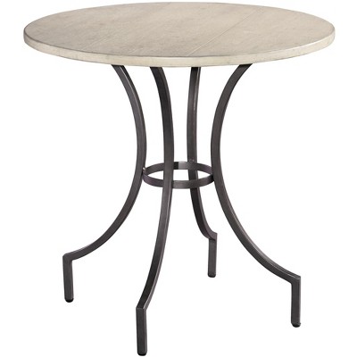 Hekman 12210LN Hekman Iron Round Lamp Table 1-2210Ln Linen