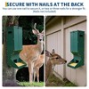 Automatic Deer Feeder 60 Lbs Heavy Duty Deer Feeder Box Galvanized Steel Waterproof Livestock Feeders with Lid for Hunting and Farm - 4 of 4