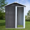 5x3 FT Outdoor Metal Storage Shed,Waterproof Garden Sheds with Lockable Door,Outdoor Storage Tool Shed for Yard,Garden,Patio,Lawn - 4 of 4
