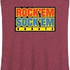 Women's - Rock 'Em Sock 'Em Robots - Rock 'Em Sock 'Em Logo Graphic Racerback Tank - 2 of 4