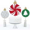 Big Dot of Happiness Ornaments - Holiday and Christmas Party Centerpiece Sticks - Table Toppers - Set of 15 - 3 of 4