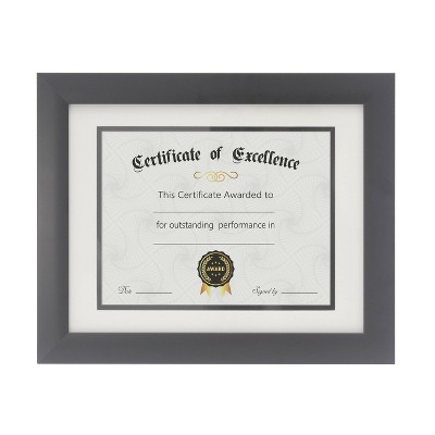 Stonebriar Collection Certificate Frame with Double Mat