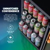 Newair Prismatic Series 85 Can Beverage Refrigerator with RGB HexaColor LED Lights, Mini Fridge for Gaming, Game Room, Party Festive Holiday Fridge - 3 of 4