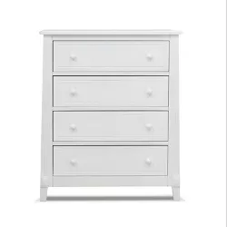 Sorelle Berkley 4 Drawer Chest Dresser White