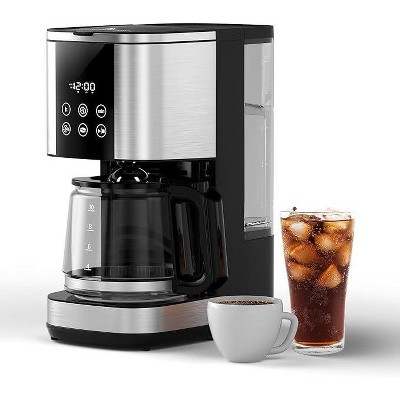 R.W.FLAME 12-Cup Drip Coffee Maker, Black