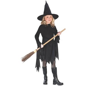 Fun World Girls' Classic Witch Costume - 1 of 2