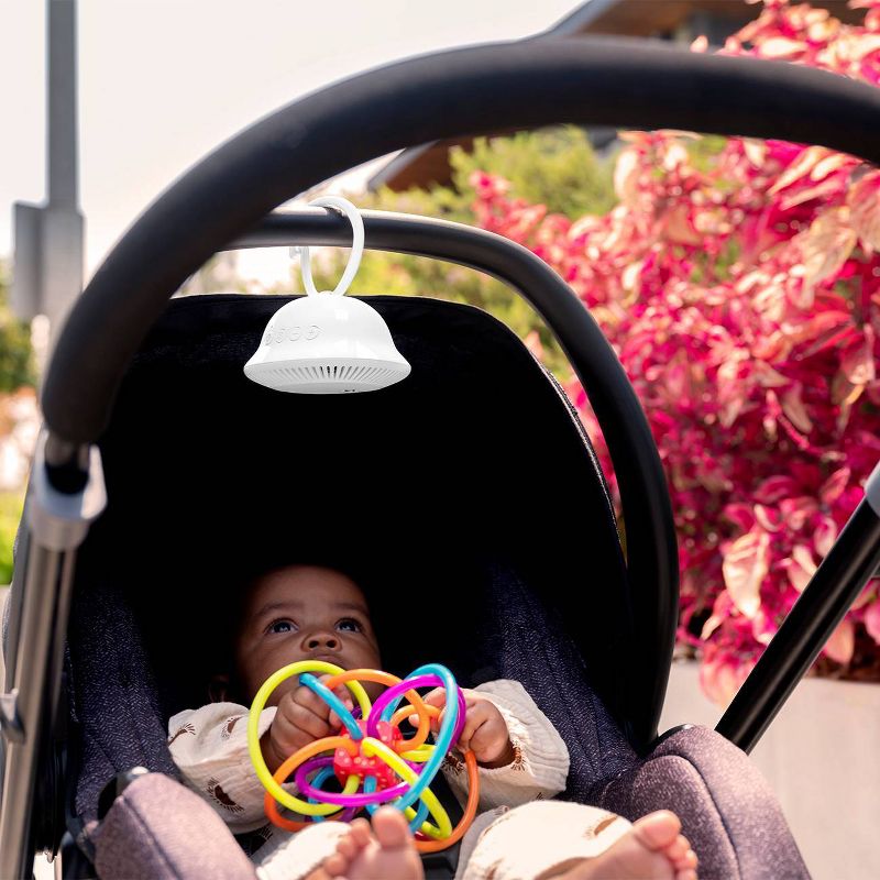 HoMedics On-The-Go-2 Portable Sound Machine and Baby Soother with Integrated Clip and 4 Relaxing Sounds, 5 of 10