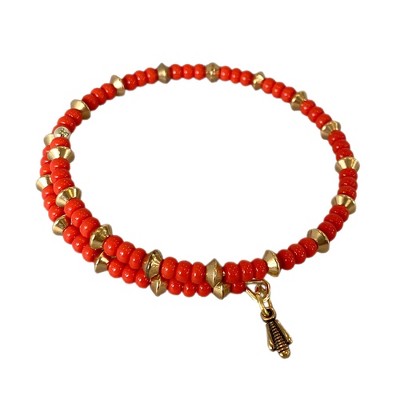 Fifth and Ninth - Mia Wrap Bracelet - Red
