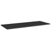 vidaXL Bookshelf Boards 4 pcs High Gloss Black 39.4"x15.7"x0.6" Engineered Wood - 2 of 4