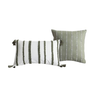 Riverbrook Home 5pc Queen Harley Comforter Bedding Set Green: Heavyweight Jacquard, Reversible, Embroidered Details — фото 6