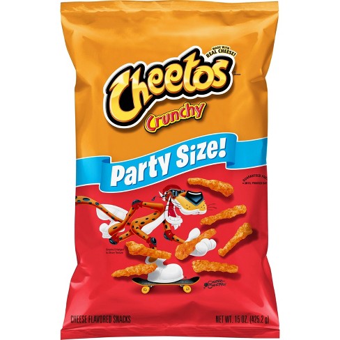 Cheetos Crunchy Flamin' Hot Cheese Flavored Snacks, 3.5 oz Bag 