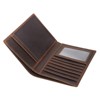 Generic  RFID Blocking Leather Passport Holder Travel Wallet For Men and Women - 2 of 4