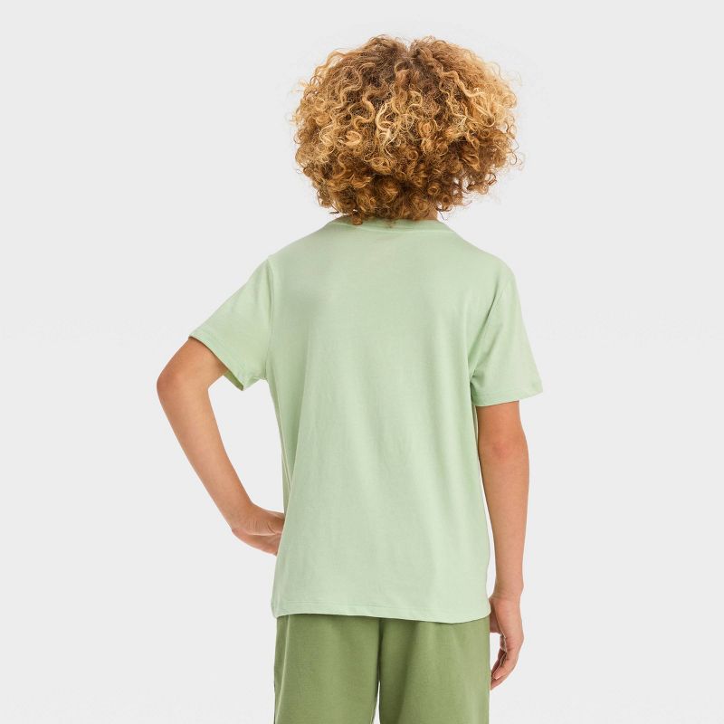 Boys' Short Sleeve Snapping Turtle 'Oh Snap!' Graphic T-Shirt - Cat & Jack™ Green, 4 of 5