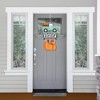 Big Dot of Happiness Happy Fall Truck - Hanging Porch Harvest Pumpkin Party Outdoor Decorations - Front Door Decor - 3 Piece Sign - 2 of 4