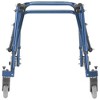 Drive Medical KA2200-2GKB Nimbo Lightweight Aluminum Frame Rolling Posterior Walker with Adjustable Handle Height, Size Small, Knight Blue - 4 of 4