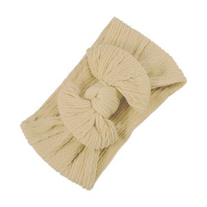 Unique Bargains Girl's Soft And Breathable Solid Bow Headbands 6.10"x3.35" 1 Pc - 1 of 4