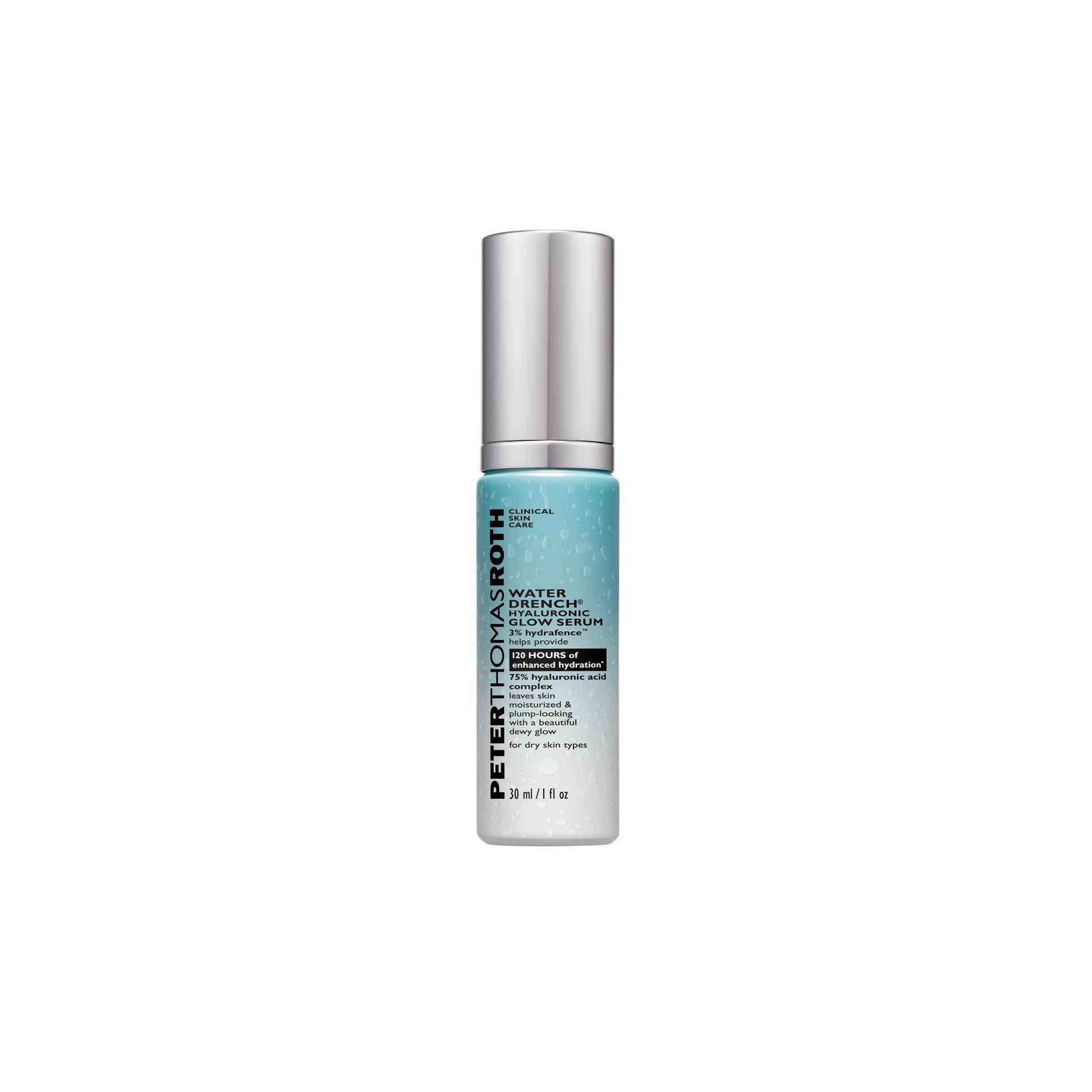 PETER THOMAS ROTH Water Drench Hyaluronic Glow Serum - 1 fl oz - Ulta Beauty: Paraben-Free, Contains Vitamin E, Suitable For Normal & Dry Skin