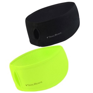 TrailHeads Women's Ponytail Headband for Winter - Moisture Wicking for Running, Sports, Workouts - 2 Pack - 1 of 4