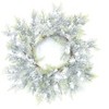 Snowy Cedar Wreath – 15"D Christmas Door Wreath Plastic Holiday Accent by Melrose - 2 of 3