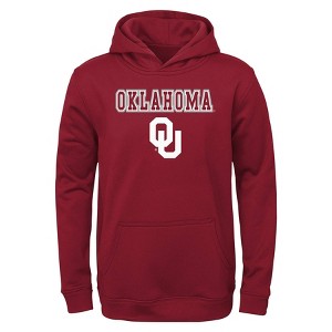 NCAA Oklahoma Sooners Boys' Poly Hooded Sweatshirt - 1 of 1