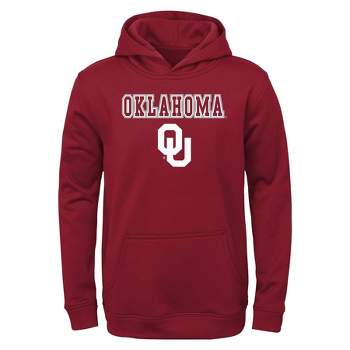 NCAA Oklahoma Sooners Boys' Poly Hooded Sweatshirt