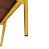 Okak Elegant Tempered Glass Coffee Table Smooth Edge 2PC, Modern Rectangle Tea End Table with Open Shelf for Small Living Room - 4 of 4