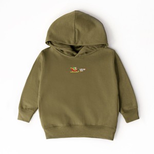 Embroidered Goose Sleigh - Toddler Hoodie - 1 of 3