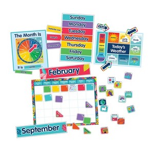 Carson-Dellosa Carson Dellosa Education One World Calendar Bulletin Board Set 134 Pieces (CD-110486) - 1 of 4