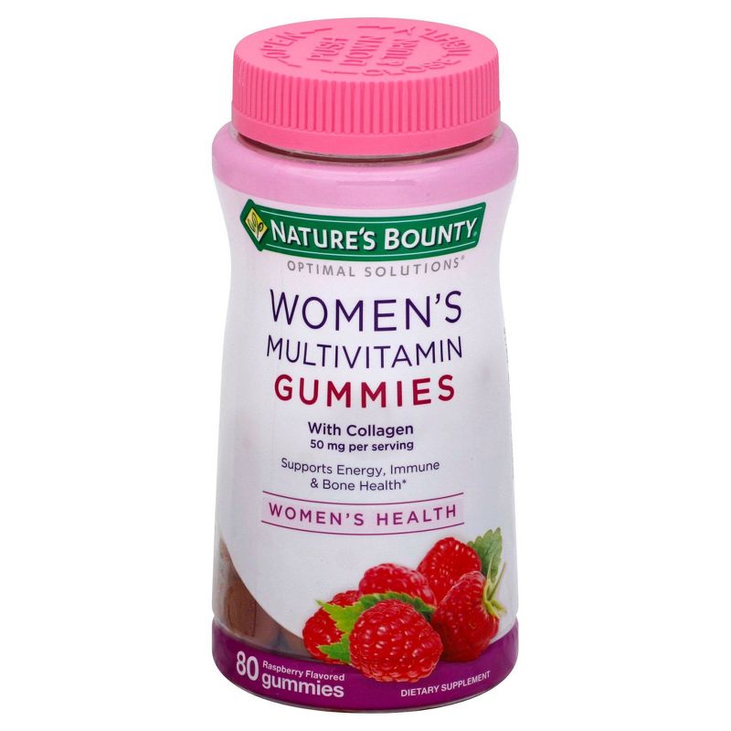 Nature&#39;s Bounty Optimal Solutions Women&#39;s Multivitamin Gummies - Raspberry - 80ct, 4 of 8