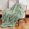 Cozy Bliss Plush Faux Fur Blanket, Ultra Soft Throw - 2 of 4