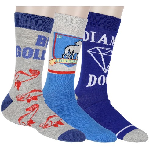 Ted Lasso Original Series Team Lasso Believe Sublimated Mid-Calf Crew Socks  Multicoloured