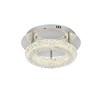 Elegant Lighting Bowen 1 - Light Flush Mount in  Chrome - 2 of 4