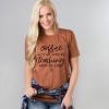 Simply Sage Market Keeps Me Going Coffee Short Sleeve Tee - 2XL - Rust - 2 of 4