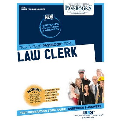 Law Clerk, 448 - (Career Examination) by  National Learning Corporation (Paperback)