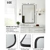 Mirror for Wall,  Metal Frame Circle Mirror, Round Bathroom Mirror for Wall Decor, Round Wall Mirror - 4 of 4