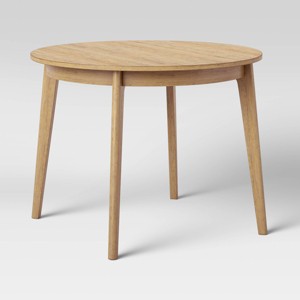 40" Astrid Mid-Century Round Dining Table with Fixed Top - Threshold™ - 1 of 3