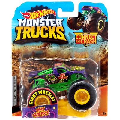 hot wheels monster truck connect and crash