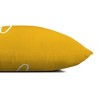 Creative Products Relax Thin Script Yellow 14x20 Indoor / Outdoor Pillow - 3 of 4