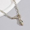 Snake Necklace - HTUTWOO™ Snake Cubic Zirconia Punk Snake Choker Necklaces, for Mother, Daughter, Sister, Friends and Everyday Wear - 3 of 4