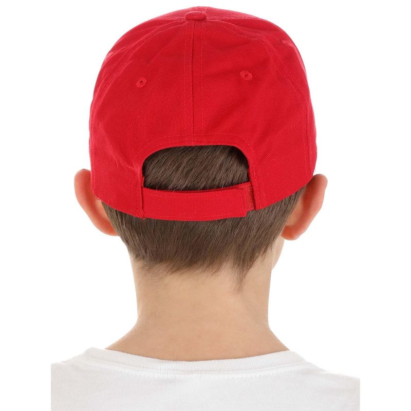 HalloweenCostumes.com One Size Fits Most   A League of Their Own Baseball Hat for Kids, White/Red, 4 of 6